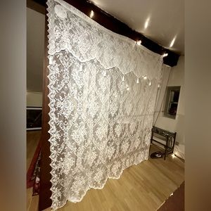 Lace Shower Curtain